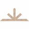 Ekena Millwork Saratoga Smooth Timber Gable Bracket, Douglas Fir, 72"W x 33"H x 1 1/2"D x 5 1/2"F, 11/12 Pitch GBW072X33X0206SAR00SDF - alternate 1